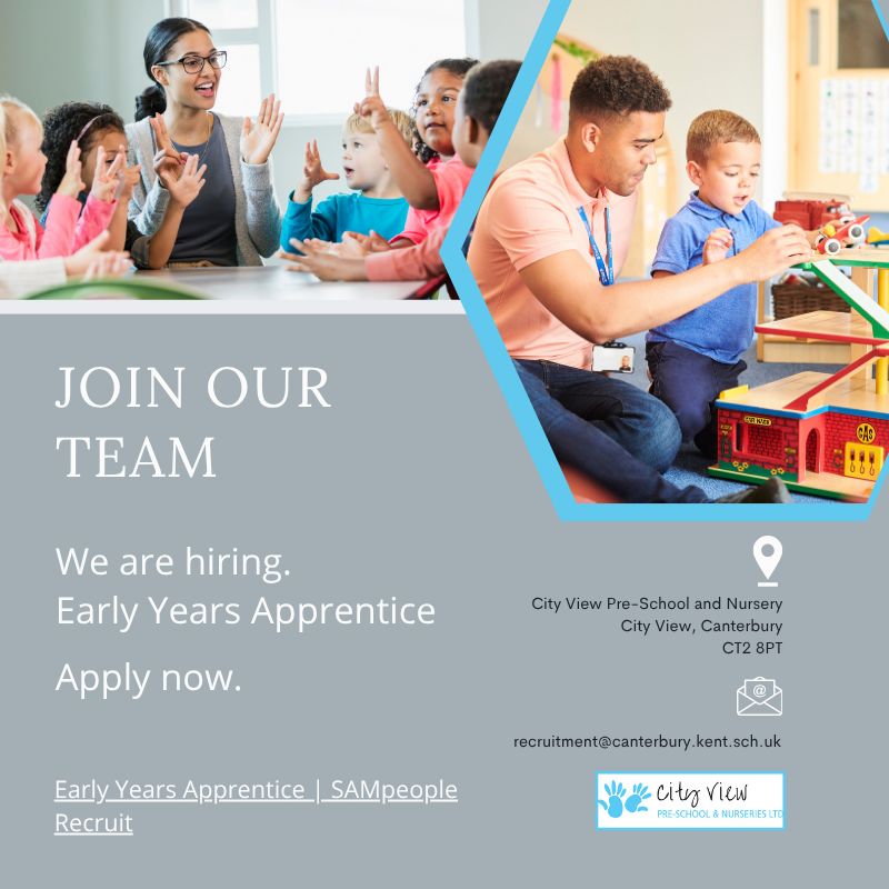 We are recruiting an early years apprentice