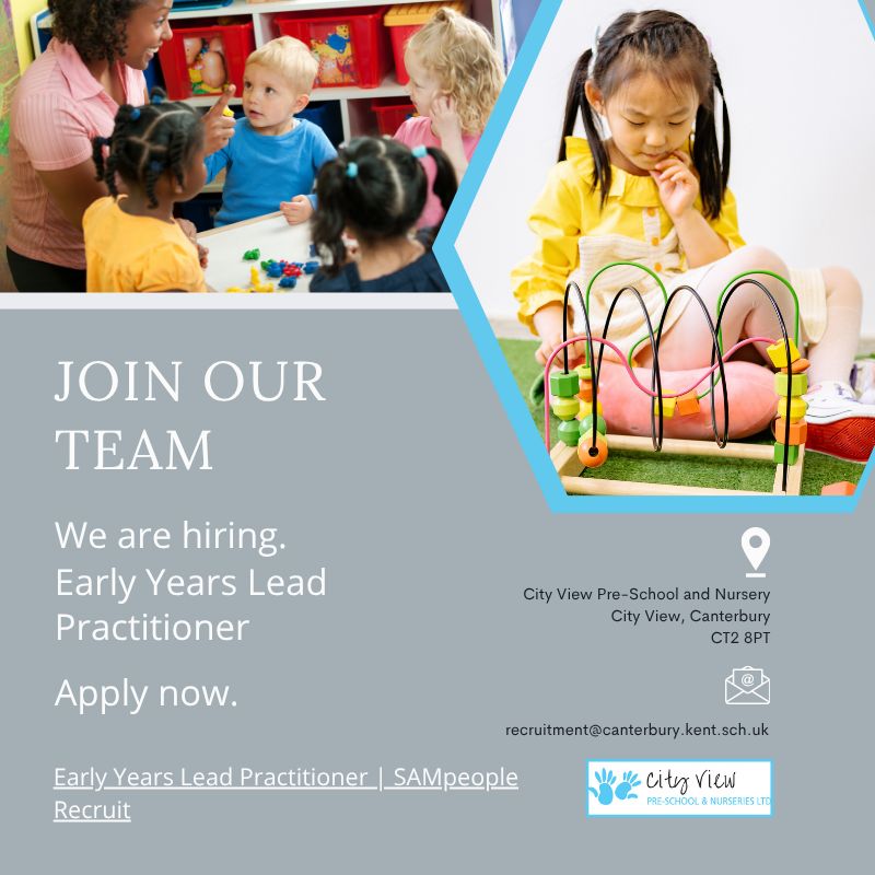 SQUARE (Sept) 2026 ADVERT for EARLY YEARS LEAD PRACTITIONER We are recruiting an Early Years Practitioner