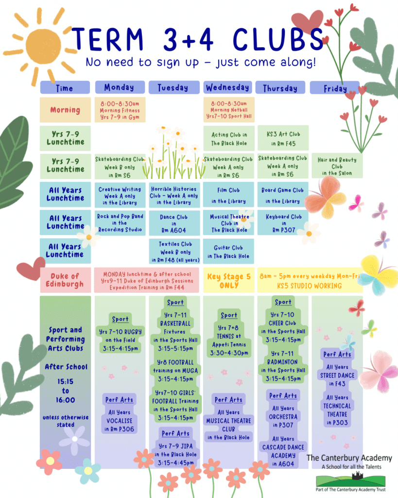 club directory - term 3 and term 4