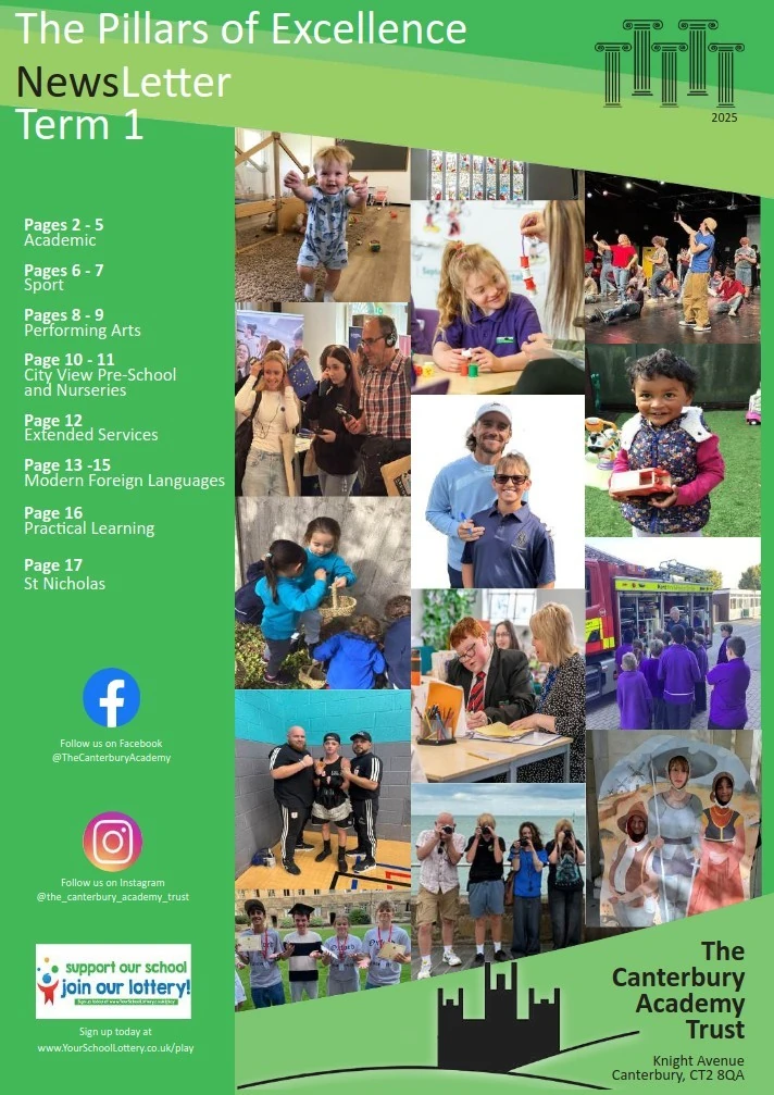pillars of excellence - term1 2025 The Canterbury Academy Pillars of Excellence - Term 1 2025