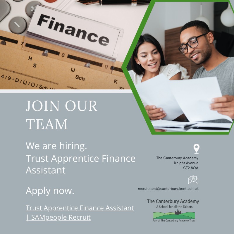 We are hiring a Apprentice Finance Assistant. Click to apply now
