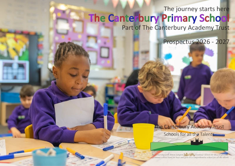 CPS_PROSPECTUS 2026-2027 cover The Canterbury Primary School Prospects 2026-2027 front cover